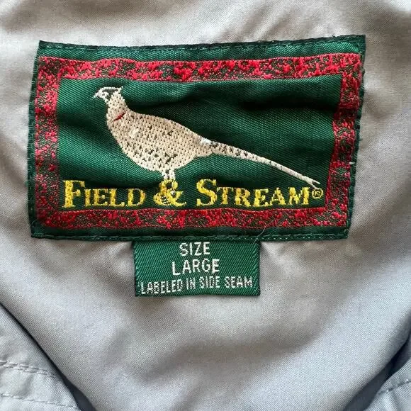 Field & Stream Vintage Two-Tone Colorblock Windbreaker Jacket - Picture 4 of 13